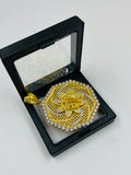 1 GRAM GOLD PLATED MAA PENDANT FOR MEN DESIGN A-523