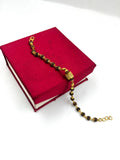 1 GRAM GOLD RUDRAKSHA BRACELET FOR MEN DESIGN A-365