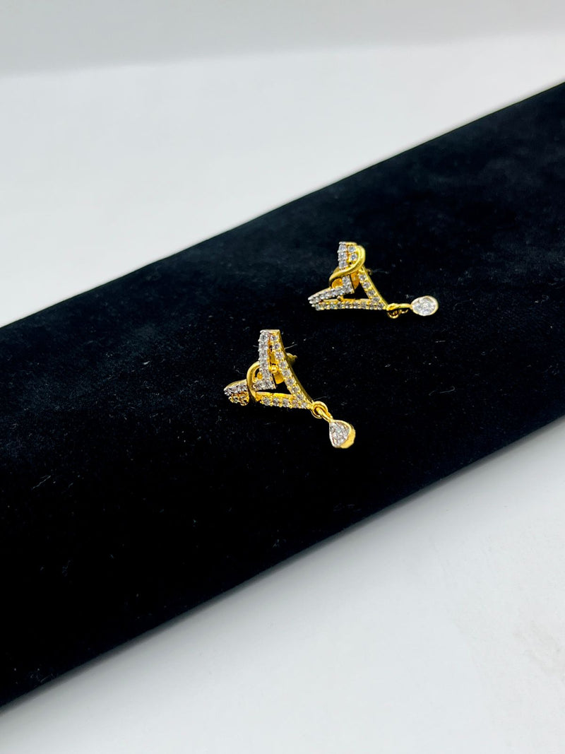 1 GRAM GOLD LADIES EARING FOR WOMEN DESIGN A-19