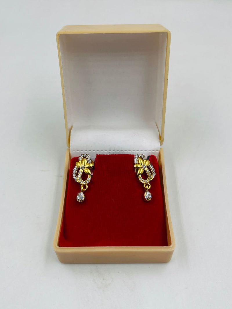 1 GRAM GOLD LADIES EARING FOR WOMEN DESIGN A-30