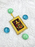 1 GRAM GOLD MAA KHODIYAR MAA PENDANT FOR MEN DESIGN A-527