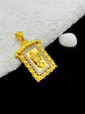 1 GRAM GOLD PLATED GANPATI BAPPA PENDANT FOR MEN DESIGN A-531