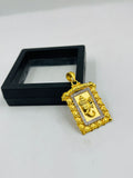 1 GRAM GOLD PLATED GANPATI BAPPA PENDANT FOR MEN DESIGN A-531