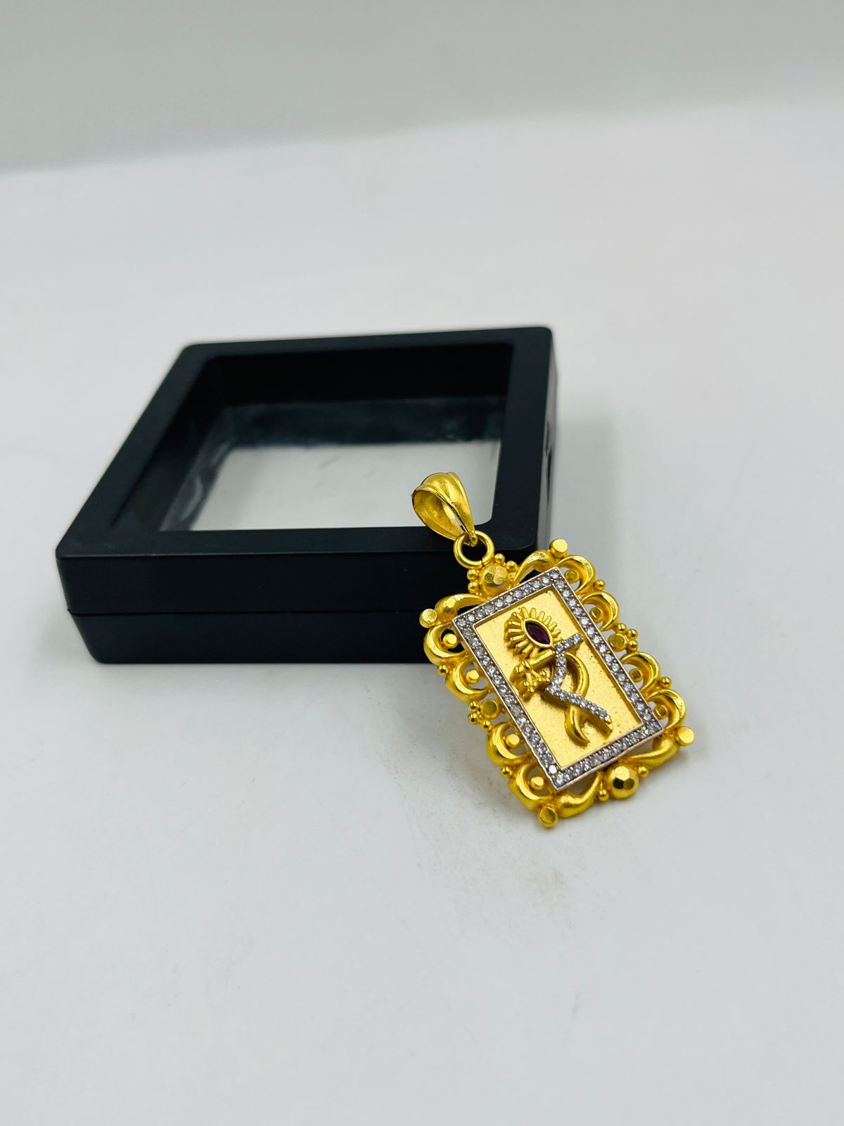 1 GRAM GOLD KRISHNA PENDANT FOR MEN DESIGN A-533