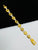 1 GRAM GOLD DIAMOND BRACELET FOR MEN DESIGN A-375