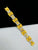 1 GRAM GOLD LION DIAMOND BRACELET FOR MEN DESIGN A-374