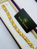 1 GRAM GOLD FORMING DIAMOND BRACELET FOR MEN DESIGN A-380
