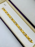 1 GRAM GOLD PLATED BRACELET FOR MEN DESIGN A-402