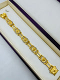 1 GRAM GOLD LION FACE DIAMOND BRACELET FOR MEN DESIGN A-408