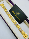 1 GRAM GOLD DIAMOND BRACELET FOR MEN DESIGN A-430