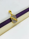 1 GRAM GOLD JAGUAR PENDANT FOR MEN DESIGN A-543