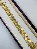 1 GRAM GOLD UNIQUE DIAMOND BRACELET FOR MEN DESIGN A-439