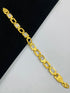 1 GRAM GOLD DIAMOND BRACELET FOR MEN DESIGN A-442