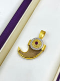 1 GRAM GOLD PLATED NAIL PENDANT FOR MEN DESIGN A-97