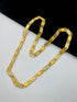 1 GRAM GOLD NAWABI BISCUITS CHAIN FOR MEN DESIGN A-687