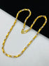 1 GRAM GOLD SHAKARPARA SHAPE CHAIN FOR MEN DESIGN A-686