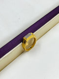 1 GRAM GOLD DIAMOND RING FOR MEN DESIGN A-1089