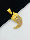 1 GRAM GOLD PLATING FLUTE KRISHNA NAIL PENDANT FOR MEN DESIGN A-41