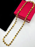 1 GRAM GOLD RUDRAKSHA MALA FOR MEN DESIGN A-99