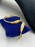 1 GRAM GOLD PLATED OM (AUM) KADLI (BACHA KADLI) DESIGN A-1
