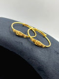 1 GRAM GOLD GOLD PLATED SWASTIK KADLI (BACHA KADLI) DESIGN A-4