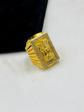 1 GRAM GOLD MUDRA RING FOR MEN DESIGN A-1103