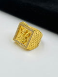 1 GRAM GOLD HANUMAN DADA RING FOR MEN DESIGN A-1111
