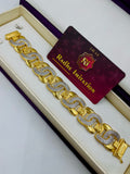 1 GRAM GOLD OM (AUM) DIAMOND BRACELET FOR MEN DESIGN A-275