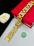 1 GRAM GOLD FORMING PRIMIYUM DIAMOND BRACELET FOR MEN DESIGN A-455