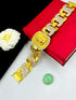 1 GRAM GOLD LORD KRISHNA DIAMOND BRACELET FOR MEN DESIGN A-454