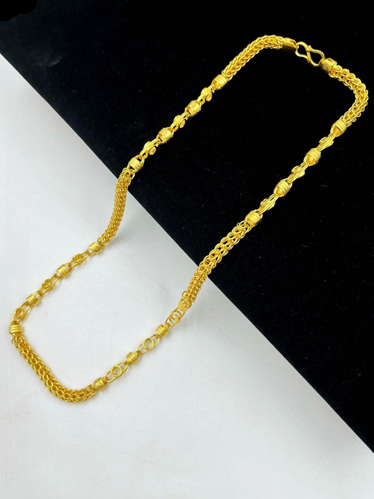 1 GRAM GOLD INDO CHAIN FOR MEN DESIGN A-728