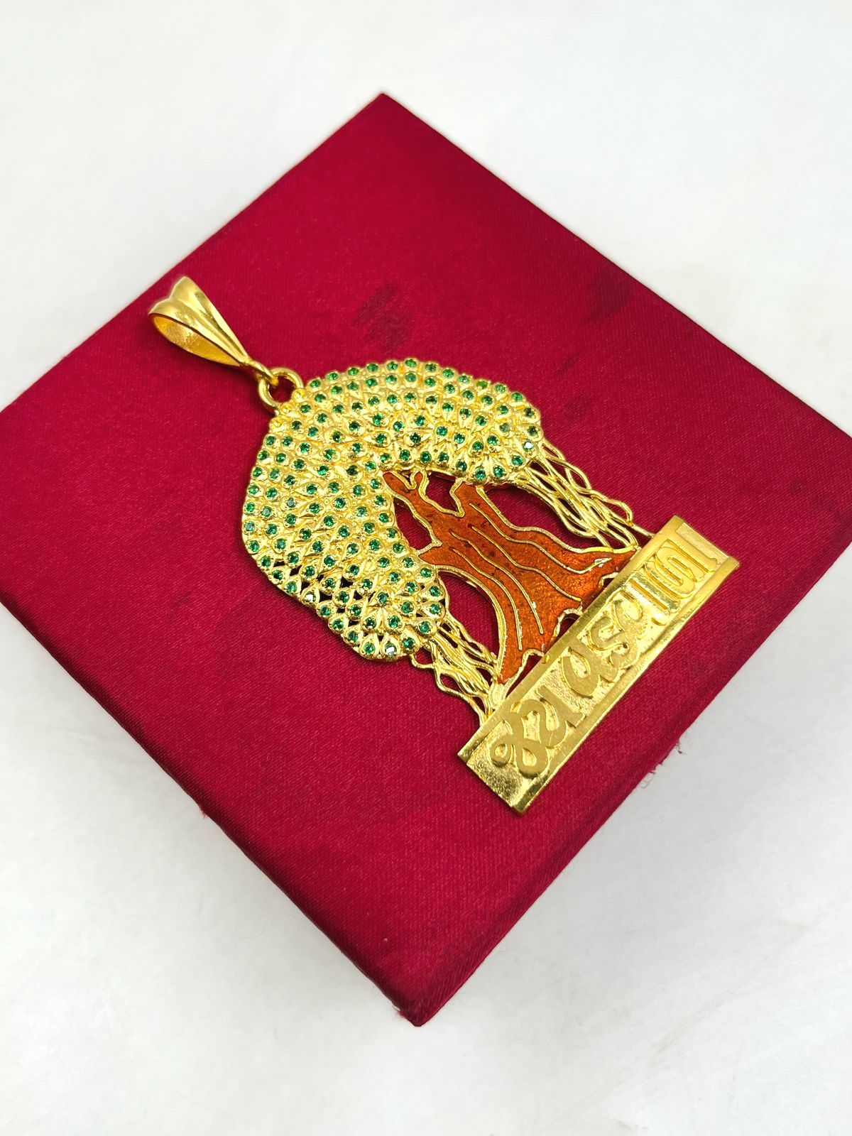 1 GRAM GOLD PLATING JAY VADVALA (VADLO) PENDANT FOR MEN DESIGN A-545