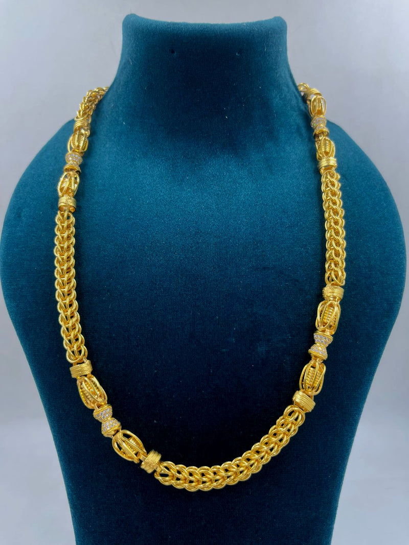 1 GRAM GOLD CHAIN FOR MEN DESIGN A-367