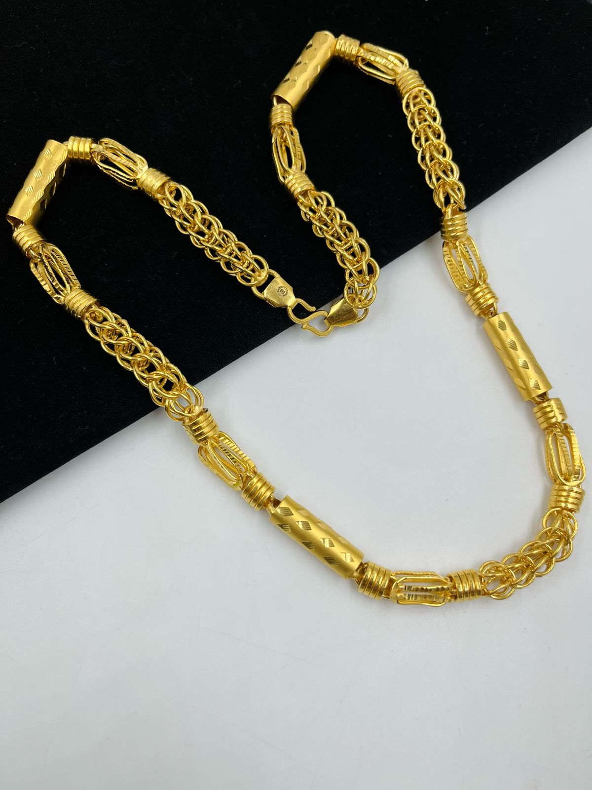 1 GRAM GOLD FORMING INDO CHAIN FOR MEN DESIGN A-732