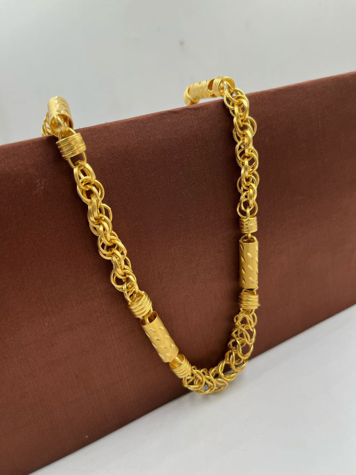 1 GRAM GOLD INDO CHAIN FOR MEN DESIGN A-731
