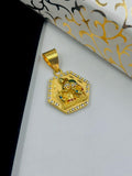 ONE GRAM GOLD RADHE KRISHNA PENDANT FOR MEN DESIGN A-296