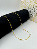1 GRAM GOLD LADIES CHAIN , WOMEN'S CHAIN FOR WOMEN'S DESIGN A-14