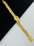 1 GRAM GOLD FORMING LION BRACELET FOR MEN DESIGN A-103