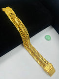1 GRAM GOLD FORMING AATHDA BIG SIZE BRACELET FOR MEN DESIGN A-461