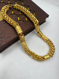1 GRAM GOLD FORMING HEAVY LOOK BHUNGLI CHAIN FOR MEN DESIGN A-276