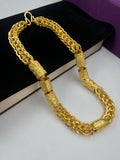 1 GRAM GOLD FORMING HEAVY LOOK BHUNGLI CHAIN FOR MEN DESIGN A-276