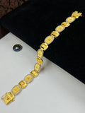 1 GRAM GOLD DIAMOND BRACELET FOR MEN DESIGN A-434