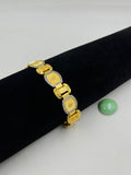 1 GRAM GOLD DIAMOND BRACELET FOR MEN DESIGN A-434