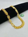 1 GRAM GOLD KOYLI WITH NAWABI CHAIN FOR MEN DESIGN A-519