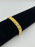 1 GRAM GOLD PLATED PASI BRACELET FOR MEN DESIGN A-463