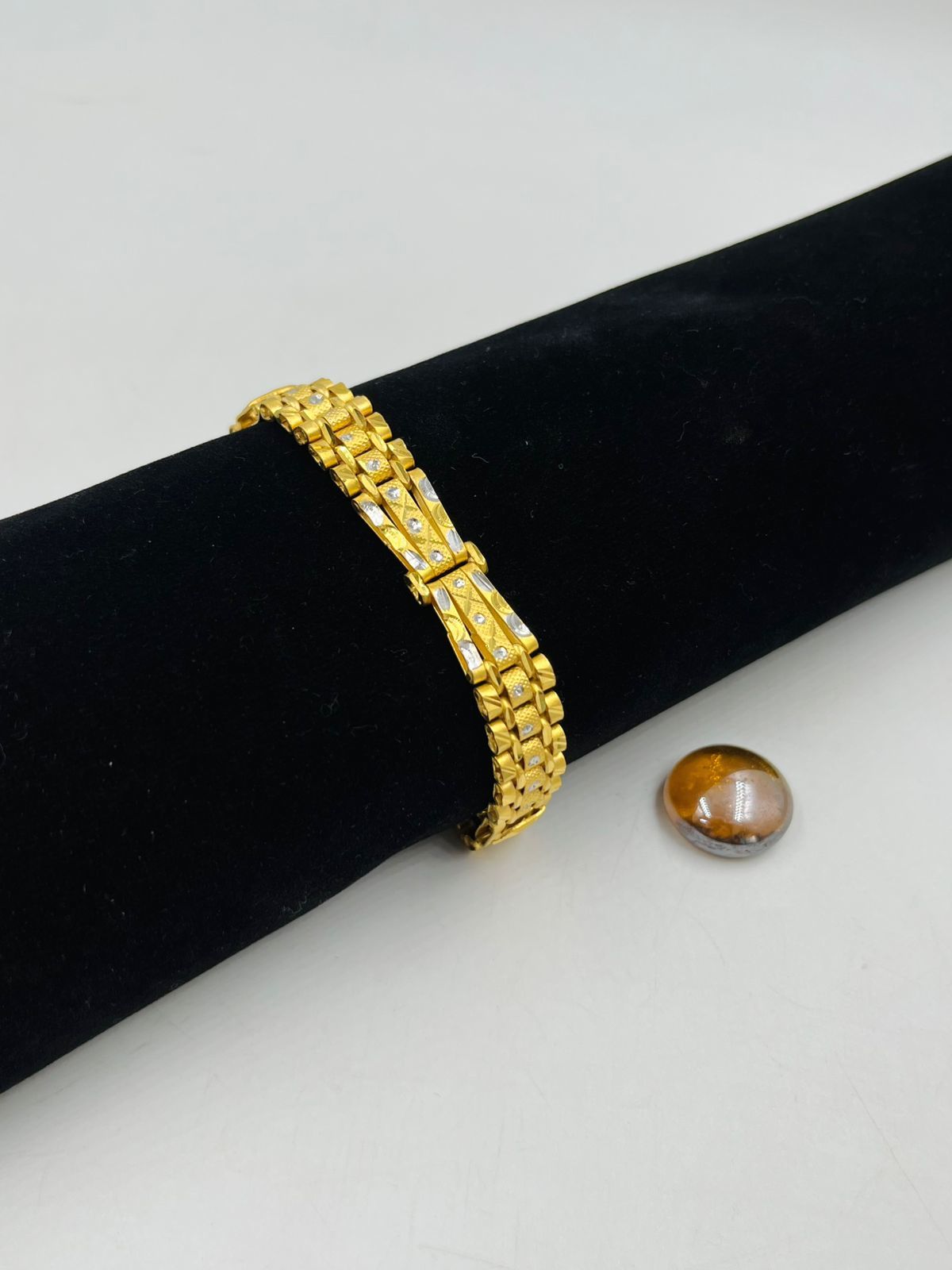 1 GRAM GOLD PASI BRACELET FOR MEN DESIGN A-472