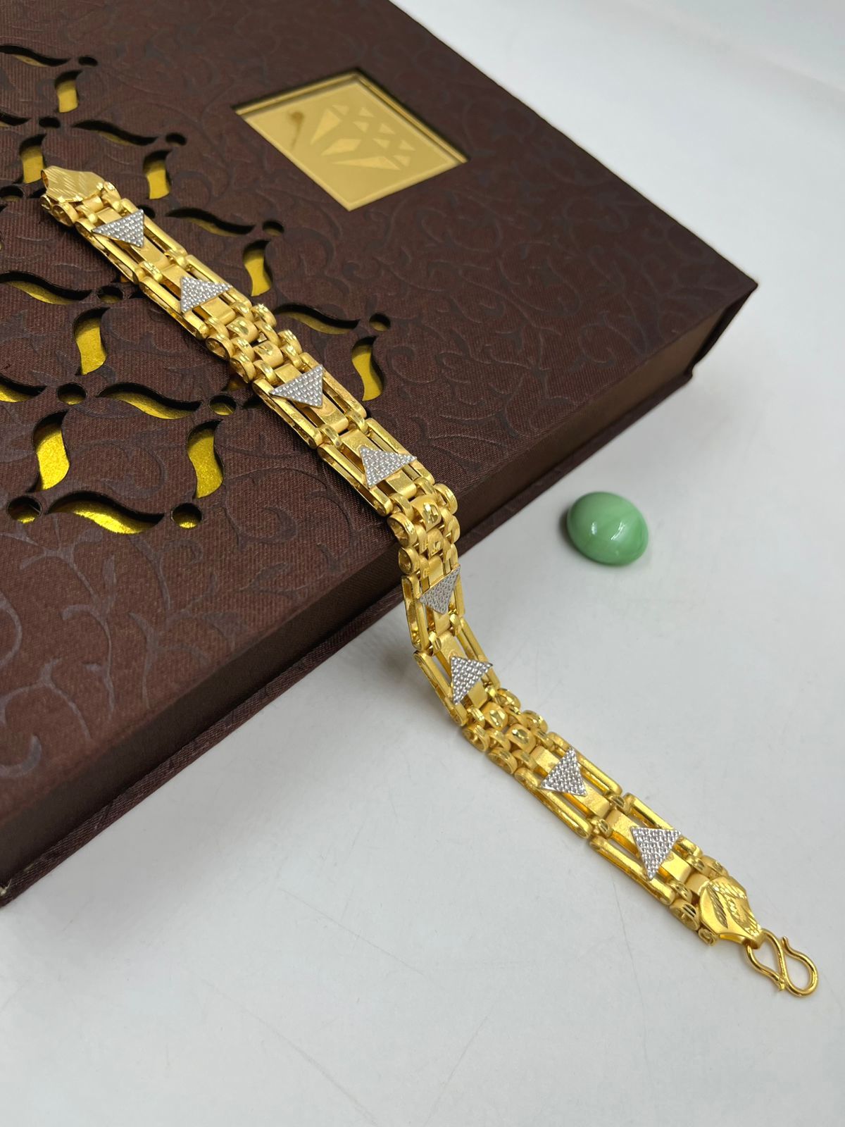 1 GRAM GOLD PASI BRACELET FOR MEN DESIGN A-471