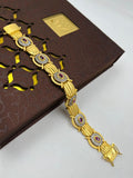 1 GRAM GOLD PLATING NEW DIAMOND BRACELET FOR MEN DESIGN A-19