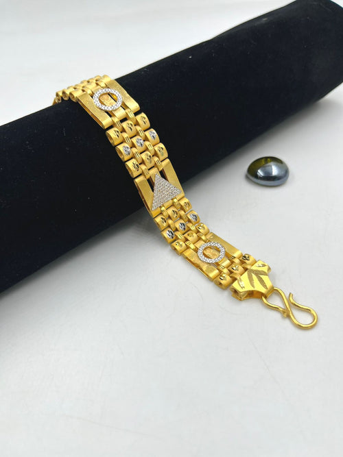 1 GRAM GOLD PLATING PASI BRACELET FOR MEN DESIGN A-478
