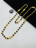 1 GRAM GOLD DIAMOND RUDRAKSHA MALA FOR MEN DESIGN A-89